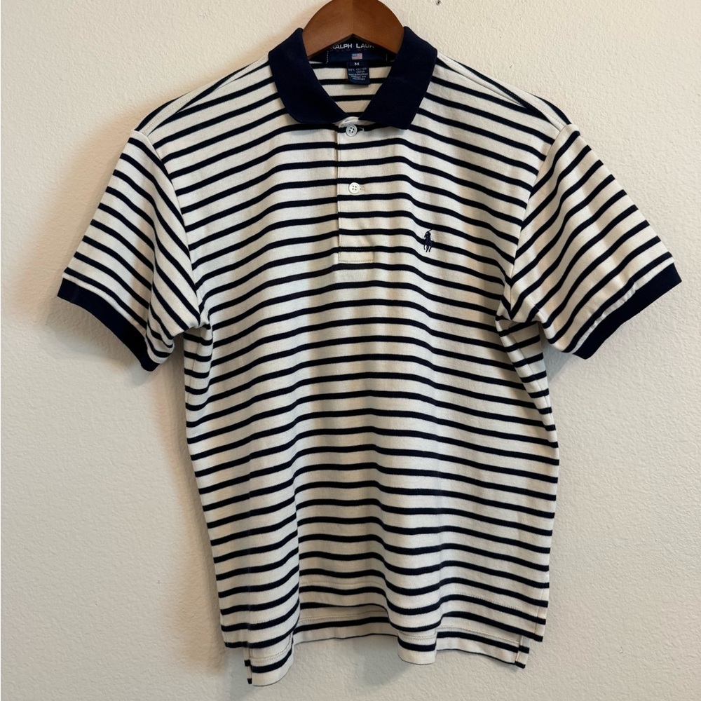 Vintage Ralph Lauren Polo Sport Striped Polo Shirt